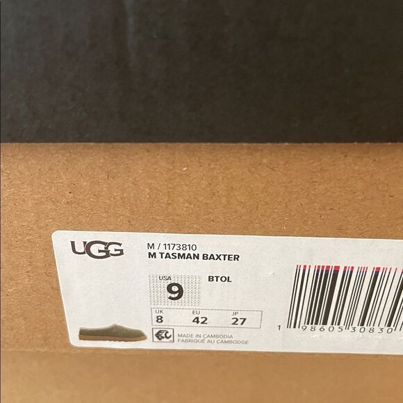 UGG Tasman Baxter Slippers Burnt Olive US Men Size 9/UK 8/EU 42 main image 4